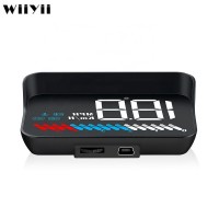 2019 New OBD+GPS M7 Car HUD Head Up Display  with glare shield 3.5 Inch Multi-color From China Factory